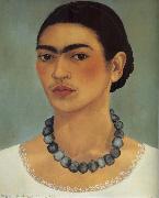 Frida Kahlo Self-Portrait with Necklace oil painting picture wholesale